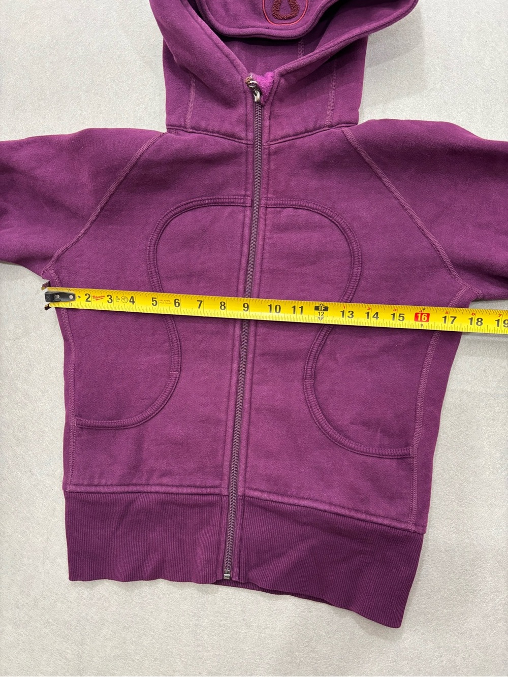 Lululemon Deep Plum Scuba Hoodie - Picture 5 of 8